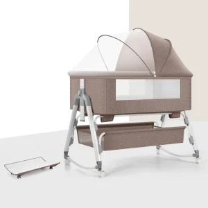 Baby Bassinet, Baby  Cradle Newborn Movable Portable Nest Crib Baby Travel Bed
