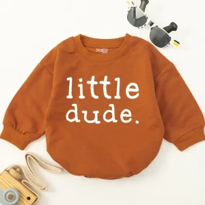 Little Dude Romper, Cute Baby Romper, Baby Boy Clothes, New Baby Gift, Baby Shower Gift, Boy Gift, Gifts For Him, It's a Boy