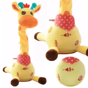 Dancing Giraffe Repeating What You Say Stuffed Animal Twisting Toy