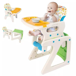 High Chairs For Babies Toddlers 3-in-1 Baby High Chair Adjustable Backrest Infant Baby Feeding Chair For Eating