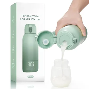 Free Delivery - Portable Milk Warmer for Travel,Dual Heating Modes for Breast Milk&Water,Portable Bottle Warmer w/Fast Heating