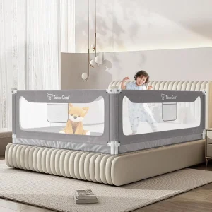 Bed Rail for Toddlers, Stable Protective  Side Rails,r Twin Full Queen & King Size Bed (74.8 Inch, 1 P